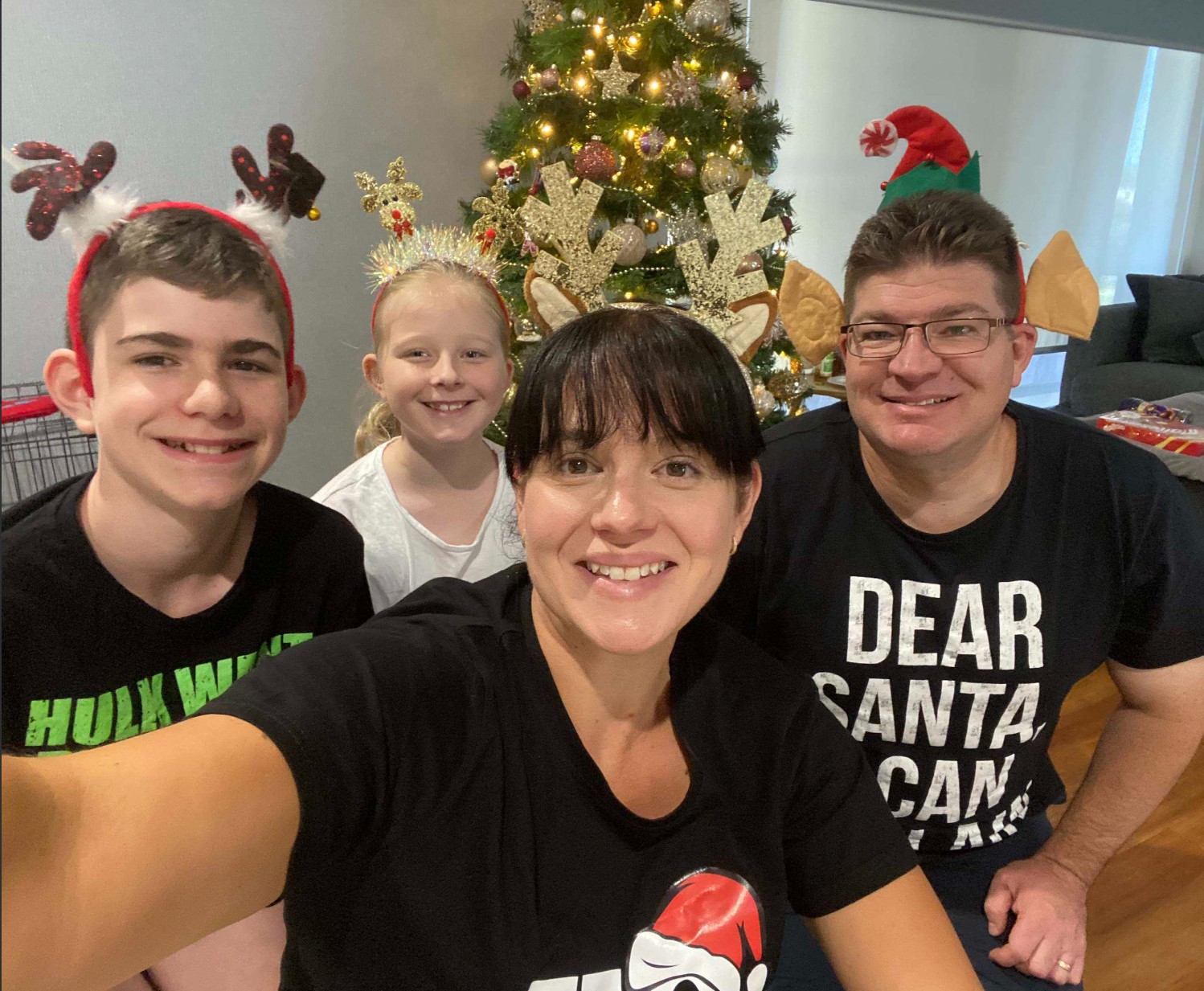 Alison and Ray with their kids